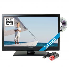 Salora 12 volt 24 inch TV LED9109CTS2 DVB-S2-T/T2-C Met DVD-Speler Canal Digitaal en Digitenne