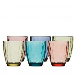 Scheepsservies Party Waterglazen Happy Kleuren