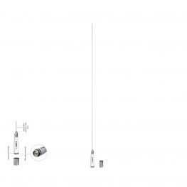 Scout RVS VHF Antenne Quick 3 lengte 1,1 meter QuickFit