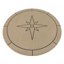 Tafelblad Eco Teak Rond 65 cm