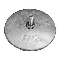 Tecnoseal Zink Roerblad Anode Disc Set met Bouten en Moeren