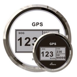 Wema Digitale GPS Snelheidsmeter Silver Gauge Serie 96mm
