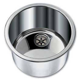 Hollex ronde RVS wasbak 250x180