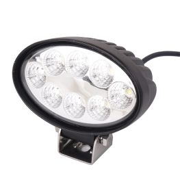 LED dek- en zalinglicht 24 watt, 10-30 volt voorzijde