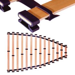 Bedflex Marine lattenbodem systeem 'Deluxe' 70-160 x 200