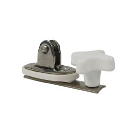 Buiskapbeslag Kar & Dekscharnier voor Bimini Rails RVS