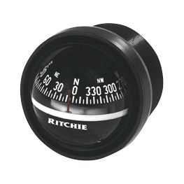 Dashboardkompas Ritchie Explorer V-57.2 70 mm Roos Zwart