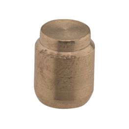 Messing eindstop voor 8mm knel