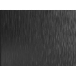 Deurfront geborsteld zwart voor CR90 koelkast