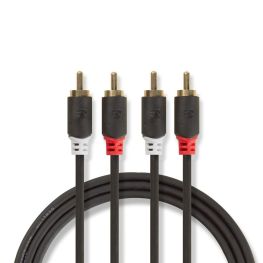 Stereo Audiokabel 2x RCA Male | 2x RCA Male