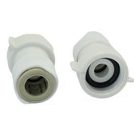 Whale Quick Connect Adapter 3/4" BSP Female naar 15mm Fitting (2 stuks)