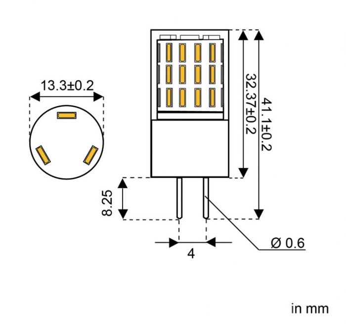 LED lamp LED45 Onder-insteek Nautic Gear