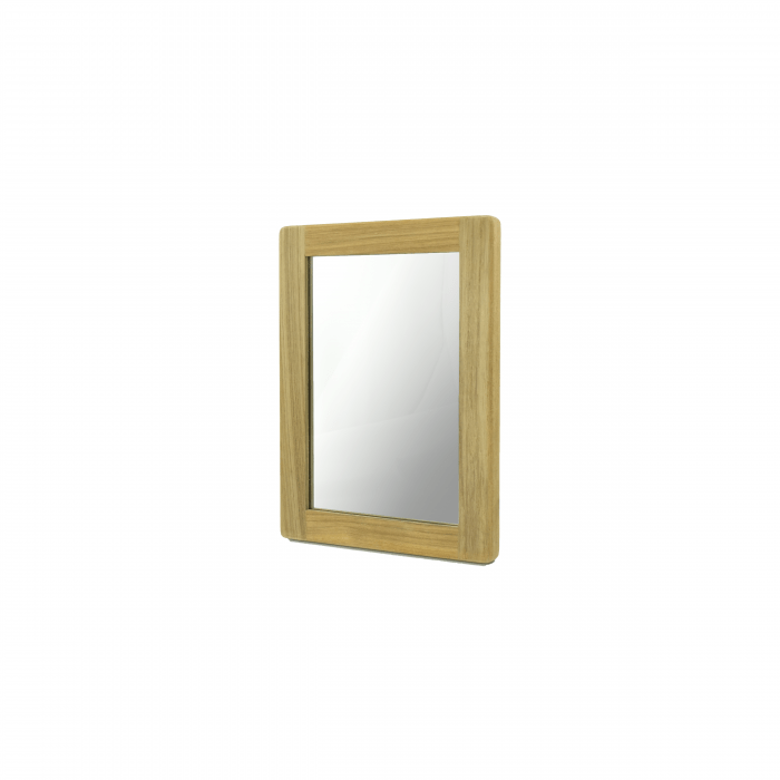 barrière rotatie Assimileren Teak spiegel 25 x 18 cm - Nautic Gear