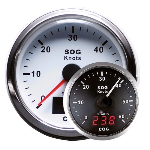 WEMA GPS Geschwindigkeitsmesser bis 60 Knoten bzw. 110 km/h