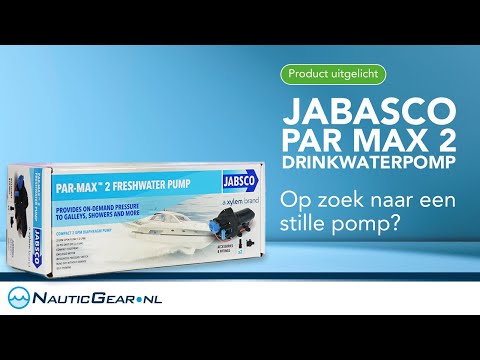 Jabsco Par Max 2! De stille drinkwaterpomp voor uw boot!
