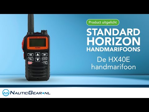 Standard Horizon HX40E | De meest compacte handmarifoon!