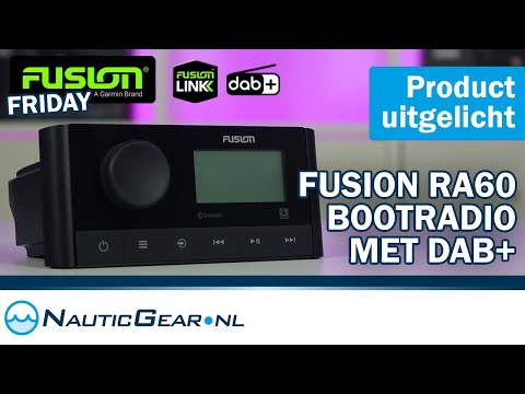 Fusion MS-RA60, de exclusieve bootradio met DAB+!