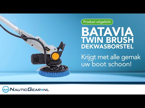 Batavia Twin Brush Elektrische Dekwasborstel!