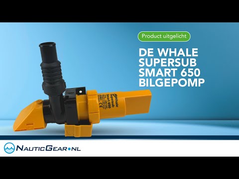 Bilgepomp. De Whale Supersub smart 650, dé oplossing voor een smalle bilge!