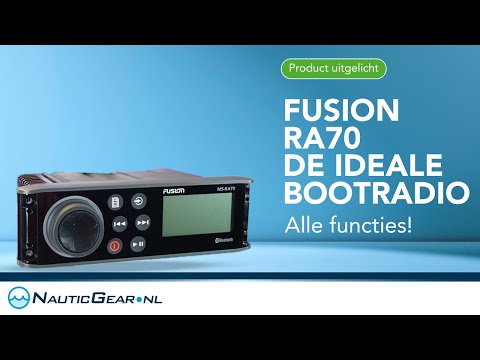 Fusion Marine RA-70 de ideale boot radio!