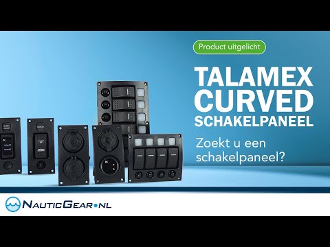 Schakelpaneel boot kopen? Talamex Curved schakelpaneel!
