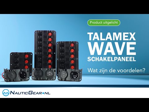 Schakelpaneel voor de boot? Talamex Wave schakelpaneel!