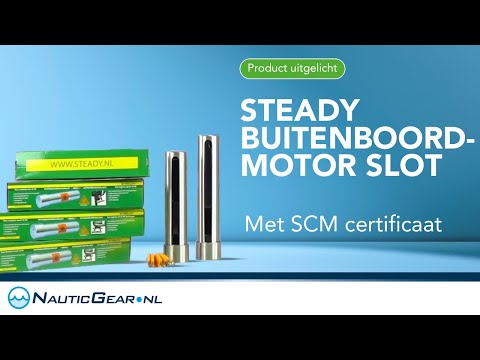 Buitenboordmotorslot Steady met SCM certificaat!