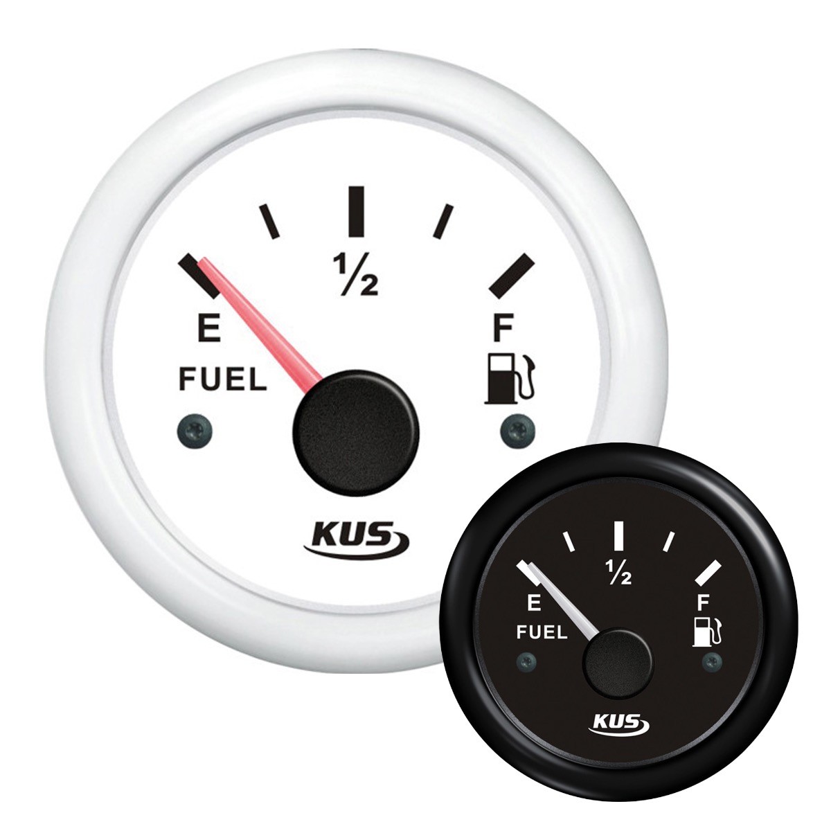 Image of KUS Brandstofmeter wit of zwart 0-190 Ohm
