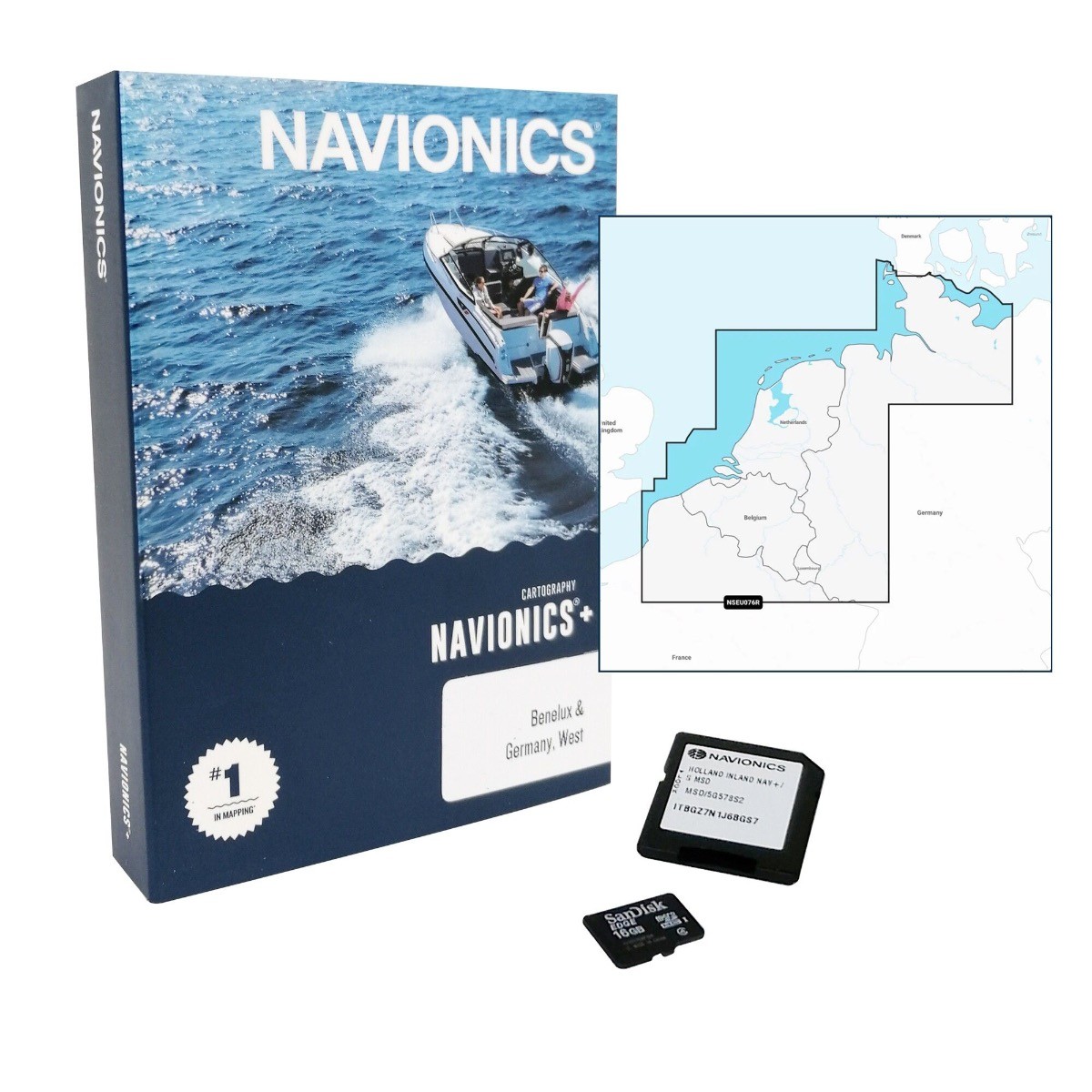 Image of Navionics Waterkaart Binnenwater Nederland Nav+ Regular EU076R Editie 2025