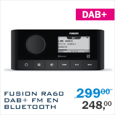 Fusion Marine radio aanbieding!